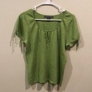 Saks fifth avenue green top size M